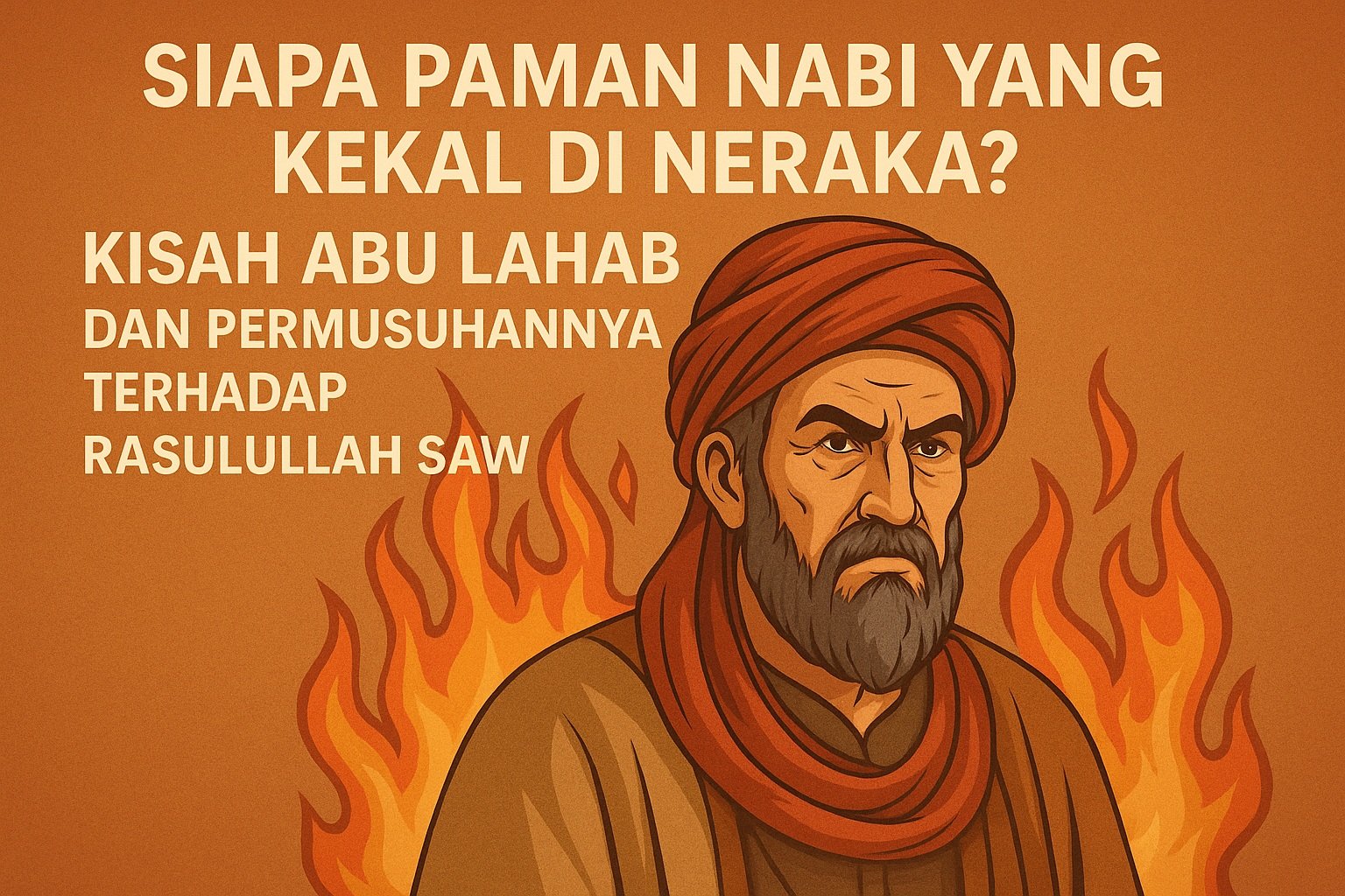 Siapa Paman Nabi yang Kekal di Neraka? Kisah Abu Lahab dan Permusuhannya terhadap Rasulullah SAW